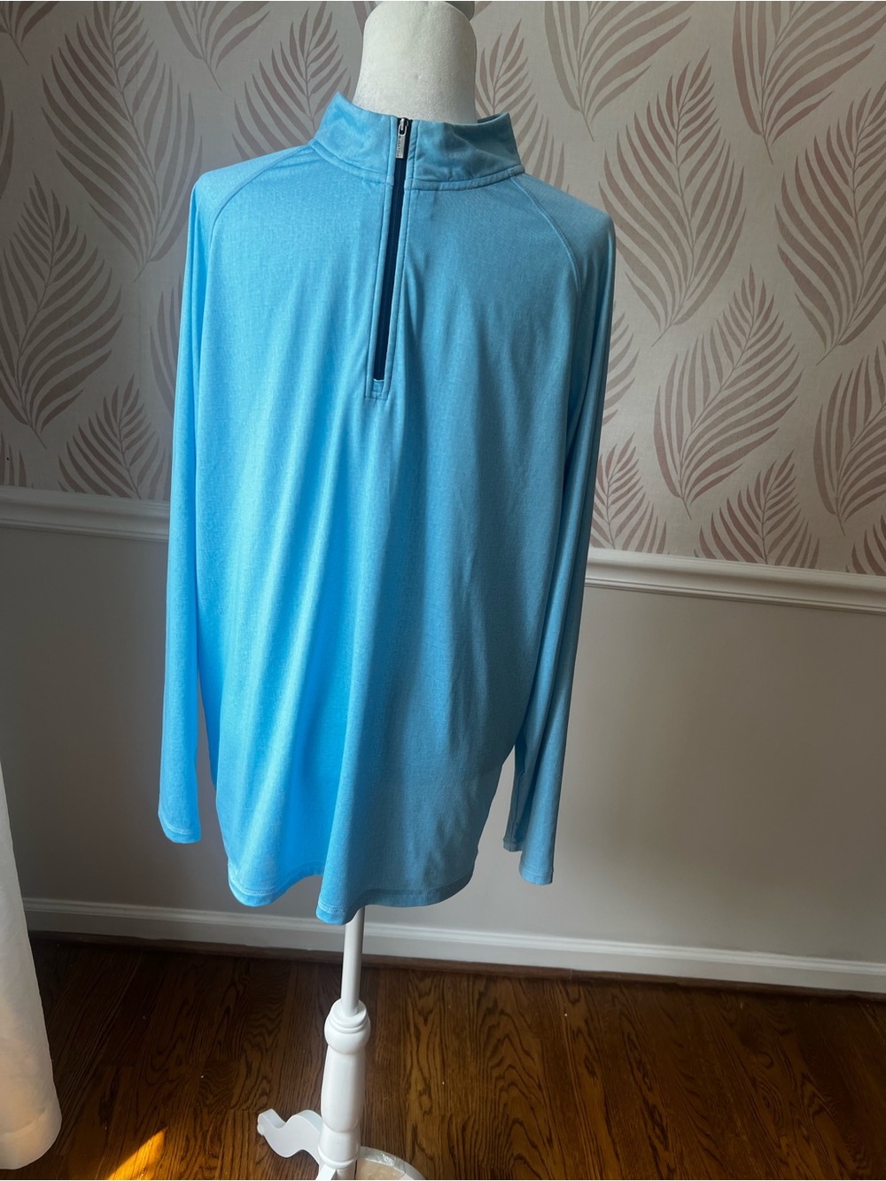 Bugatchi Performance Quarter Zip Pullover, Size L, NWOT